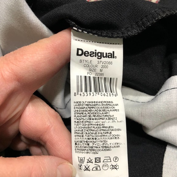 Desigual Womens Medium Striped Sheath Dress - Picture 7 of 8